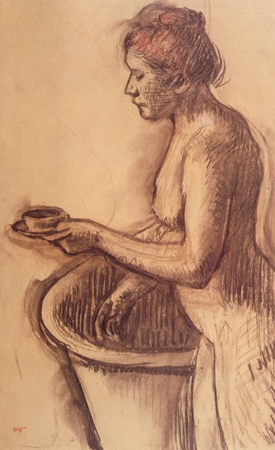 Female Nude by Edgar Degas